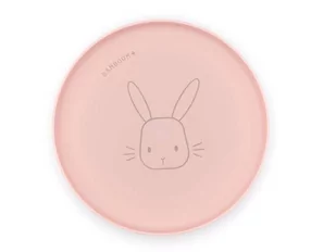 Talerzyk Dla Dzieci Z Bioplastiku Różowy Bamboom - Miseczki i talerzyki dla dzieci - miniaturka - grafika 1
