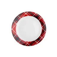 Talerze - Talerz deserowy Christmas 20 cm wielokolorowy - miniaturka - grafika 1