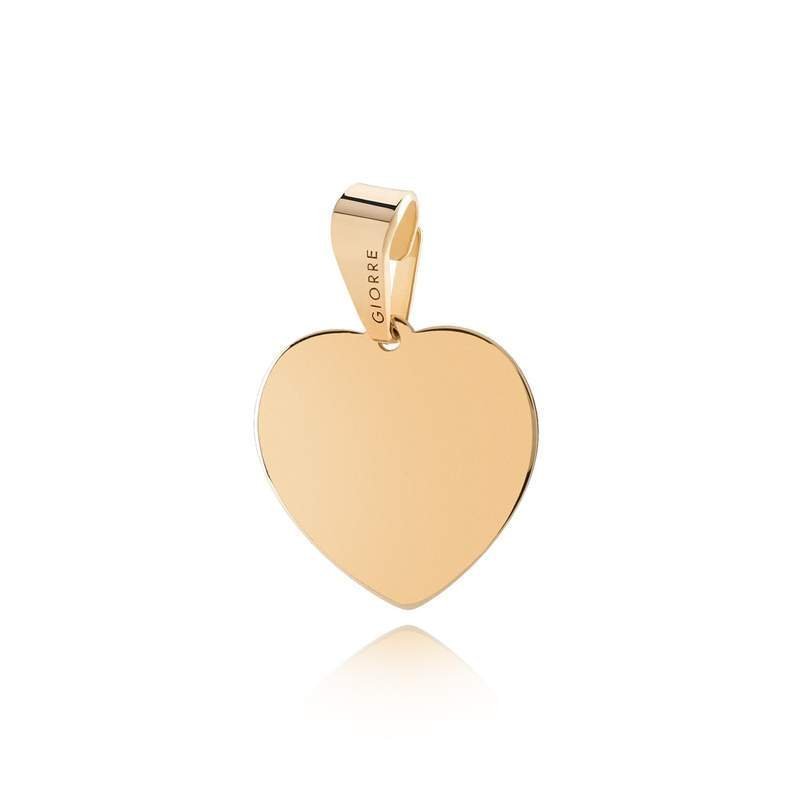 Srebrny charms serce zawieszka z grawerem