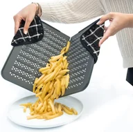 Akcesoria i części do mikrofalówek - PERFORTOWANA elastyczna tacka do piekarnika łatwy w użyciu nieprzywierający - miniaturka - grafika 1