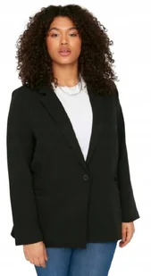 TRENDYOL CZARNA DAMSKA MARYNARKA Z KLAPAMI I GUZIKIEM 42 5AA - Marynarki i żakiety damskie TRENDYOL CZARNA DAMSKA MARYNARKA Z KLAPAMI I GUZIKIEM 42 5AA - Marynarki i żakiety damskie - miniaturka - grafika 1