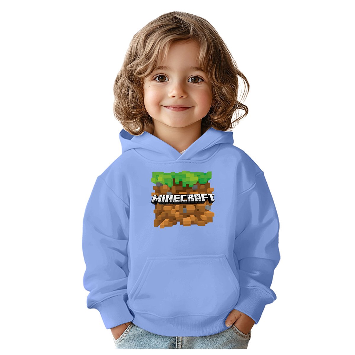 BLUZA DZIECIĘCA MINECRAFT 122-128 CHŁOPIĘCA DZIEWCZĘCA PREZENT