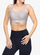 Bielizna sportowa damska - Biustonosz sportowy Under Armour Infinity 2.0 High Sports Bra - tetra gray/white - miniaturka - grafika 1