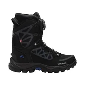 Śniegowce damskie - Viking Unisex Constrictor III Boa śniegowce, czarny srebrny, 41 EU - miniaturka - grafika 1