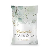 Przekąski dla dzieci - CIASTECZKA dla gości z wróżbą Liście Eukaliptusa 10szt - miniaturka - grafika 1