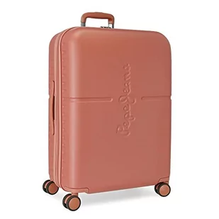 Pepe Jeans Highlight walizka z terakotą, średniej wielkości, 48 x 70 x 28 cm, sztywna, ABS, zamknięcie TSA, 79 l, 4,32 kg, 4 kółka, wysuwana - Walizki - miniaturka - grafika 1