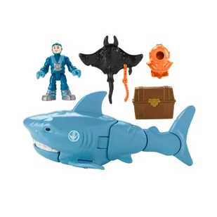 Mattel Figurka nurek + rekin Imaginext - Figurki dla dzieci - miniaturka - grafika 3