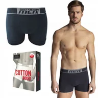 Majtki męskie - ﻿Bokserki męskie GATTA cottom MEN, Titanium, XXL - miniaturka - grafika 1