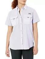 Koszulki i topy damskie - Columbia Damska koszulka z krótkim rękawem PFG Bahama biały 2X - miniaturka - grafika 1