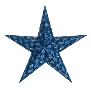 Batek Lampion gwiazda 5 ramion granatowy - Gadżety do domu - miniaturka - grafika 1