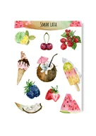 Scrapbooking - Naklejki smak lata do bullet journala scrap album - miniaturka - grafika 1