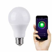 Systemy inteligentnych domów - Inteligentna żarówka E27 RGB LED NEO WiFi Tuya - miniaturka - grafika 1