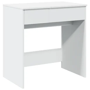 vidaXL Toaletka z lustrem biała 73x46,5x120 cm - Toaletki - miniaturka - grafika 1