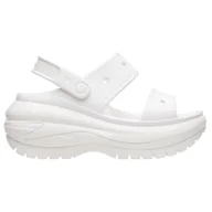 Sandały damskie - Chodaki Crocs Classic Mega Crush 207989-100 białe - miniaturka - grafika 1