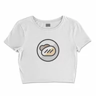 Koszulki i topy damskie - Bona Basics, Koszulka damska z nadrukiem cyfrowym,%100 bawełna, biała, casualowa, topy damskie, rozmiar: XL, biały, XL Krótki - miniaturka - grafika 1