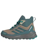 Buty dla chłopców - adidas Uniseks - dzieci Terrex Trailmaker 2 Mid RAIN.RDY Hiking Shoes Kids, Cardboard/Preloved Teal/Pure Teal, 36 EU - miniaturka - grafika 1