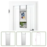 Lustra - The Living Store Lustro na drzwi czarne 30x80 cm szkło i aluminium - miniaturka - grafika 1