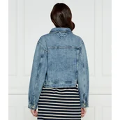 Kurtki damskie - Tommy Hilfiger Kurtka jeansowa | Cropped Fit - miniaturka - grafika 1
