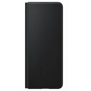 Samsung Etui Leather Flip Cover do Galaxy Z Fold 3 EF-FF926LBEGWW Czarny - Etui i futerały do telefonów - miniaturka - grafika 1