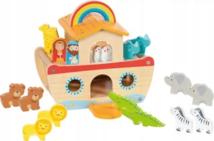 Drewniana Arka Noego do zabawy dla dzieci +3 Goki - Figurki dla dzieci - miniaturka - grafika 1