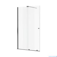 Kabiny prysznicowe - Excellent Ortigo Walk-in kabina prysznicowa 140x200 cm, grafit szczotkowany KAEX.5012.K.1400.AB - miniaturka - grafika 1