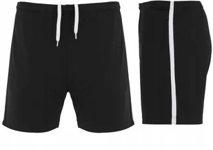 Krótkie Spodenki Sportowe Męskie KIESZENIE NA SUWAK Roly 0418 CZARNE XL - Spodenki męskie Krótkie Spodenki Sportowe Męskie KIESZENIE NA SUWAK Roly 0418 CZARNE XL - Spodenki męskie - miniaturka - grafika 1