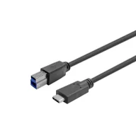 Kable USB - Vivolink PROUSBCBMM12.5 kabel USB 12,5 m USB 3.2 Gen 1 (3.1 Gen 1) USB C USB B Czarny - miniaturka - grafika 1