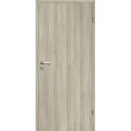 Drzwi wewnętrzne - Skrzydło drzwiowe 70P pełne gładkie dąb skandynawski lakierowane 2 zawiasy prawe - miniaturka - grafika 1