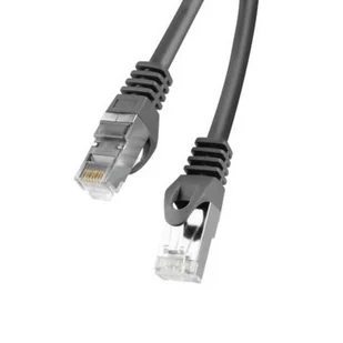 Lanberg LANBERG Patchcord kat.5e 0.5M UTP czarny - Kable komputerowe i do monitorów - miniaturka - grafika 1