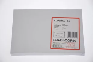 WZ EUROCOPERT Koperta B6 NK BIA COUVERTIC 479 FOL OP50S 163494 - Koperty - miniaturka - grafika 1