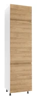 Meble kuchenne - Alba Słupek Pod Zabudowę Lodówki Wysoki Prawy Dl-60-220 Hikora - miniaturka - grafika 1
