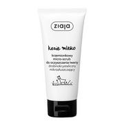 Peelingi i scruby do twarzy - Ziaja Kozie Mleko krzemionkowy micro-scrub 75ml - miniaturka - grafika 1