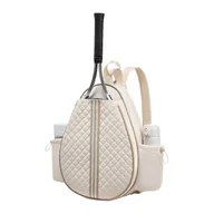 Torebki damskie - Torba tenisowa, wodoodporny plecak na rakietę tenisową, regulowany pasek na ramię, 12,6 x 4,72 x 16,54 cala, wielofunkcyjny sprzęt sportowy - miniaturka - grafika 1