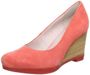 s.Oliver damskie czółenka na co dzień, pomarańczowa - Orange Salmon 564-39 EU - Czółenka - miniaturka - grafika 1