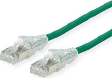 DTWYLER Kabel krosowy DTWYLER kat. 6A klasa EA S/FTP, CU 7702 flex LSOH, AMP v2, zielony, 15 m