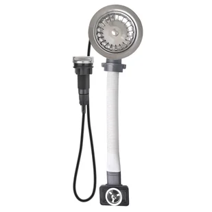 Spust 90 mm automat z przelewem GL0016 chrom GERMANLINE - Akcesoria hydrauliczne - miniaturka - grafika 1