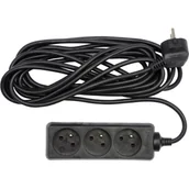 Pozostałe wyposażenie warsztatu - VOREL Przedłużacz uziemiony 3 - gniazda, 1,5 m - miniaturka - grafika 1