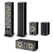 Głośniki i kolumny - Focal ARIA EVO X N°3 + N°1 + CENTER (komplet/czarny) - miniaturka - grafika 1