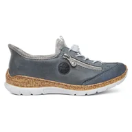 Sneakersy damskie - Półbuty Rieker N42F2-14 - miniaturka - grafika 1