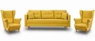 Komplety wypoczynkowe - Zestaw Wypoczynkowy Skandynawski Sofa + 2 Fotele - miniaturka - grafika 1