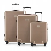 Walizki - PUCCINI Zestaw WALIZEK Podróżnych PC Komplet Polikarbon 3w1 PC029 6 - miniaturka - grafika 1