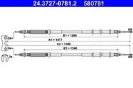 Linki hamulca postojowego - ATE LINKA HAMULCA 24.3727-0781.2 OPEL CORSA D 1.2 LPG 11 - miniaturka - grafika 1