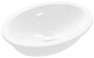 Villeroy & Boch Loop & Friends Umywalka podblatowa 48,5x32,5 cm z przelewem z powłoką CeramicPlus weiss alpin 4A5400R1 - Umywalki - miniaturka - grafika 1