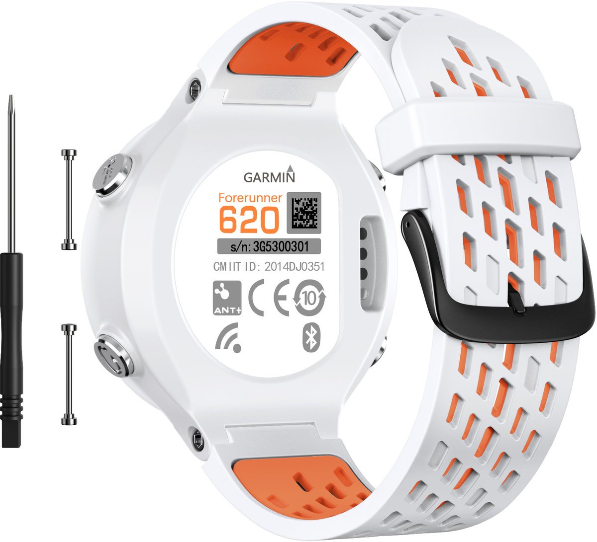 ORYGINALNY ZAMIENNY WYMIENNY PASEK OPASKA BRANSOLETA YIVO DO ZEGARKA SMARTWATCH GARMIN FORERUNNER 220 230 235 620 630 735 S20 S50 S60