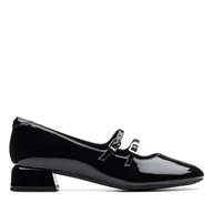 Czółenka - Clarks Black Patent Daiss30 Shine damskie czółenka rozmiar 39,5, Czarny, 35.5 EU - miniaturka - grafika 1