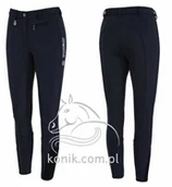 Bryczesy - Pikeur Bryczesy LUCINDA GRIP CORKSHELL II z silikonowym lejem nightblue - miniaturka - grafika 1