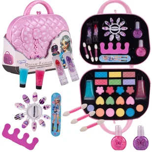 WOOPIE Art&FUN Zestaw do Makijażu w Torebce Kosmetyczka - Zabawy w naśladowanie dorosłych - miniaturka - grafika 1