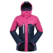 Kurtki narciarskie - Kurtka damska narciarska snowboardowa 15.000 Alpine Pro Deara 2 k.różowy r.L - miniaturka - grafika 1