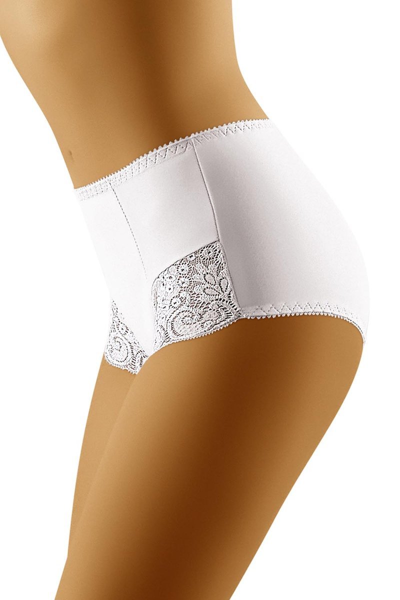 Wol-Bar Corecta biały XL Majtki figi modelujące