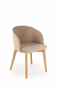 Flavio 2 krzesło tapicerowane tkanina do wyboru nogi dąb sonoma - Krzesła - miniaturka - grafika 1